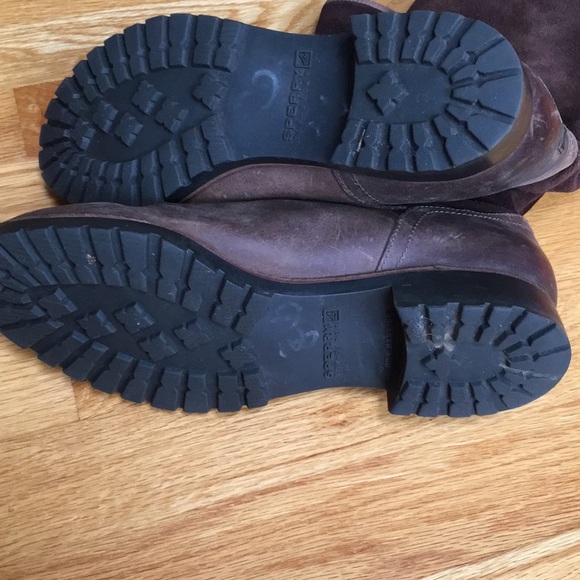 Sperry Leather Mid-Calf Round Toe Boots - Picture 5 of 7